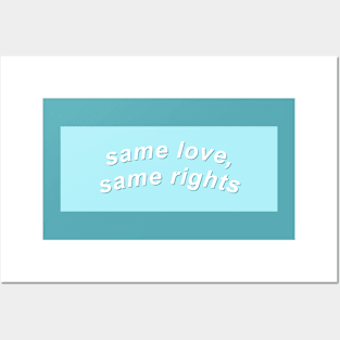 Same Love, Same Rights - Gay Rights Posters and Art